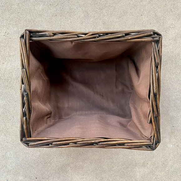 Natural Brown Wicker Storage Basket - Picture 4 of 13